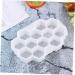 Alipis 2pcs 12 Silicone Molds Ice Molds Cocktail Ice Making Mould Refrigerator Ice Mold Ice Tray Ice Cubes 13X9 CM White - Buy Online on GoSupps.com