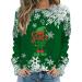 Funny Women's Christmas Sweater - Autumn Winter Long-Sleeved Top V-Neck & Circular Neckline Available in XXL - Buy Online on GoSupps.com