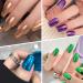 Chrome Nail Powder - 6 Box Colorful Nail Powder - Metallic Nail Art Pigment Powder Set - Mirror Effect Nail Chrome Powders for Nail Art Design Decoration - Buy Online on GoSupps.com
