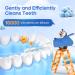 SEAGO Toddler Electric Toothbrush - Smart Timer Suction Base & 4 Brush Heads for Ages 0-3 | Baby Toothbrush Navy-C - Buy Online on GoSupps.com