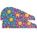 Colorful Hippie Flower Hair Towels 2 Pack | Super Absorbent Quick Dry Hair Turbans for Women & Girls - Buy Online on GoSupps.com