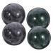Beaupretty 2 sentences ball black hand surface massage balls rolls exercise hand fu marble marble marbles massager hand massage balls fitness balls for the hand tight metal boccia tool jewel