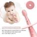 Baby Toothbrush Set for 2 Months to 5 Years | Super Soft Silicone Oral Care | Trainer Toothbrushes in Yellow & Pink - 2 Pieces - Buy Online on GoSupps.com