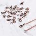 TecUnite Antique Red Copper Chain Necklace Kit - 33ft with Jump Rings & Clasps for DIY Jewelry Making - 2.5mm - Buy Online on GoSupps.com