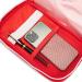 Jipemtra Small First Aid Kit Bag - Red Handle Outdoor Travel Rescue Pouch for Car, Home, Office & Sport - Buy Online on GoSupps.com