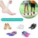 Dyroe Heel Cushion - 5 Pairs Gel Silicone Pads for Heel Pain Relief Plantar Fasciitis & Heel Spurs | Comfortable Heel Cups - Buy Online on GoSupps.com