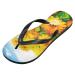 Mnsruu Daisy Floral Cloud Flip Flops - Stylish Sandals for Men & Women | Perfect for Home Hotel Spa & Travel - Buy Online on GoSupps.com