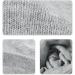 XYIYI Newborn Baby Winter Beanie Hat Mitten Set - Grey2 | Infant Toddler Knitted Hat Glove Set for Boys Girls 3-18 Months - Buy Online on GoSupps.com