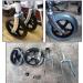 2pcs PVC Wheels Replacement Wheelchair Caster 6in 7in 8in Front Wheel Walker Solid Wheel Replacement with Steel Front Fork Non-Slip Wheels(Black 20cm(8inches)) 20cm(8inches) Black - Buy Online on GoSupps.com