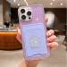 Buy Tivenfezk Nadoli Silicone Sparkle Wallet Case for Xiaomi 12T Pro - Bling Glitter Soft TPU Scratch-Resistant Cover with Credit Card Holder - Purple - Buy Online on GoSupps.com