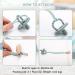 ClDy Baby Pacifier Chain Clip | 4PCS Pacifier Keeper Strap for Stroller Baby Carrier & Car Seat | Drink Cup Holder for Babies - Buy Online on GoSupps.com