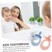 Minkissy 10-Pack Silicone Children's Toothbrushes - Safe Manual Training Set for Toddler Oral Care | Soft Bite Sticks for Fun Cleaning - Buy Online on GoSupps.com