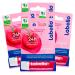 Labello Labello Cherry Shine Burrocacao Coloured Lips with Cherry Aroma Lip Balm 24 Hours with Natural Ingredients - 4 Sticks