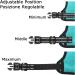 Premium Heele Dog Crockery & No-Pull Harness - Adjustable Reflective & Breathable for Medium Dogs - Turquoise XL - Buy Online on GoSupps.com