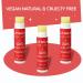 ALIDA PURE Strawberry Lip Balm Collection Vegan Lip Balm Beeswax Free with Avocado Oil Organic Jojoba Oil and Vitamin E Natural Moisturizer for Dry Chapped Lips 3 Tube Set - Buy Online on GoSupps.com