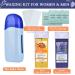 Roll on Waxing Kit for Women - Warmer & Roller for Hair Removal on Larger Body Areas | Includes 2 Wax, 100 Strips & Blue Roll - Buy Online on GoSupps.com