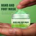 Masque exfoliant l'aloe vera et la vitamine C pour les mains et les pieds masque de cire d coller pour talons secs et craquel s limine les peaux mortes gel exfoliant et hydratant apaise et - Buy Online on GoSupps.com