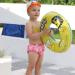 Swimbobo Reusable Absorbent Swim Diaper Washable Striped Swim Trunks (M Pink Flamingo) for Baby Boys and Girls - Buy Online on GoSupps.com