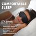 PQ 3D Sleep Mask for Side Sleepers - Contoured Lightweight Eye Mask for Deep Rest | Adjustable Strap, Premium Quality (Black) - Buy Online on GoSupps.com