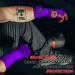 Beast Rage 4.5m Boxing Bandages for Men - Elastic MMA & Muay Thai Support - Violet Internal Gloves & Martial Arts Protection - Buy Online on GoSupps.com