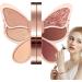 Maquillage Palette Pour Les Yeux Palette De Fards Paupi res | Palettes d'ombres paupi res de forme unique de 6 couleurs Maquillage pour les yeux mat paillettes longue dur e fards  - Buy Online on GoSupps.com