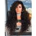 BGHJUE Black Highlight Wig Set Ladies Long Curly Hair Wigs