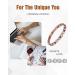 Jecanori Copper Magnetic Bracelet Set for Women - Adjustable Size with Strength Magnets (3800 Gauss Each) - Includes Magnetic Rings - Brazaletes & Jewellery Gift Box - Infinite Crystal Design - Buy Online on GoSupps.com