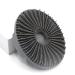 PLZ Silicone Body Scrubber  Gentle Exfoliating Body Scrubber Lathers Well Shower Scrubber for Body Silicone Body Brush for Use in Shower - Grey