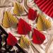 12 PCS Palm Leaf Fan Cake Topper Palm Spear Leaf Cupcake Toppers Cake Insert Decoration Leaves Topper for Party Wedding Cake Decorating - Buy Online on GoSupps.com
