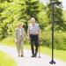 Walking Cane Folding Trekking Poles Double Handle Design with Flashlight Led Lights Adjustable Walking Stick for Old Men Get Up and Go - Buy Online on GoSupps.com