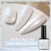 Pearl Gel Nail Polish Pearl White Gel Nail Varnish Shellac Nail Polish UV/LED Soak Off Shimmer Nail Gel Mermaid Shell Gel Polish for Nail Art DIY Pearlescent Manicure at Home - Buy Online on GoSupps.com
