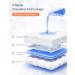 Men's Incontinence Pants - 3-Pack Washable Cotton Boxers with 300ml Absorbent Pad - Blue L Size - Buy Online on GoSupps.com