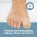 ZenToes Large Toe Caps with Gel Lining - 5 Pack Fabric Sleeves to Prevent Corns, Calluses, and Blisters Between Toes - Buy Online on GoSupps.com