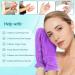 Hot & Cold Hand Therapy Gloves - Pain Relief for Arthritis, Carpal Tunnel & Hand Injuries - Microwavable & Freezable Mittens in Dark Gray & Purple - Buy Online on GoSupps.com