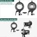GODOX S2 Speedlite Bracket Bowens Mount Holder with Cold Shoe Flash Mount for Godox V1, AD200Pro, AD200, AD400Pro, V860II, TT350, TT685, TT600 Series Flash - Buy Online on GoSupps.com
