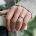 ThunderFit Silicone Wedding Bands for Women - Breathable 2 Layer Multipack | 5.5mm Wide & 1.5mm Thick | Variety Colors (Black-White Marble-Black Light Red) | Sizes 6.5-7 - Buy Online on GoSupps.com