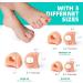 Toe Separators for Women | Gel Spacers for Bunions & Overlapping Toes | Big Toe Alignment Correctors (12 Pack 3 Sizes Beige) - Comfortable Relief & Support - Buy Online on GoSupps.com