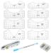 Koogel 8 Pcs Tshirt Ruler - T-Shirt Alignment Guide Tool for Centering Designs - Transparent V-Neck/Round T Ruler for Children, Youth, and Adults - Front and Back Measurement - Buy Online on GoSupps.com