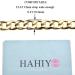 HAHIYO Purse Chain Strap Length 7.9 inches SPOT-ON Gold for Shoulder Cross Body Sling Purse Handbag Clutch Replacement Strap Comfortable Flat 0.4 Wide Enough 2.4mm Extra Thick Metal Strap 1 Pack Gold 7.9 inches - Buy Online on GoSupps.com