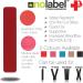 NO LABEL Red Pre Cut Kinesiology Tape - 5m Roll for Muscle Recovery (2 x Rolls) - Buy Online on GoSupps.com