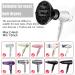 Universal Hair Diffuser for Curly & Wavy Hair + Hair Towel Wrap Set | Adjustable Attachment for Dryer Nozzle (1.5-2.4) - Professional Salon Tool in Black - Buy Online on GoSupps.com