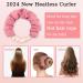 Heatless Curling Band for Long Hair - Overnight Heatless Curls | Perfect Gift for Girls - Pink Curlers - Buy Online on GoSupps.com