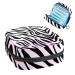 Women's bonds storage pockets still pad black and white zebra texture portable period kit pocket feminine product bag for women girls color4