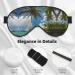 Two Palm Tree Tropical Print Sleep Mask - Unisex Double-Sided Eye Mask for Sound Sleep & Skin Care | International Shipping Available - Buy Online on GoSupps.com
