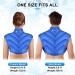 Chenove Shoulder Ice Pack with Compression Strap - Rotator Cuff Gel Wrap for Pain Relief, Swelling, and Inflammation - Reusable Cold Therapy for Upper Back and Neck - Buy Online on GoSupps.com