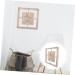 STOBAZA 1pc Relief Painting Mediterranean Style Wall Household Decor Pendant Wooden Three-dimensional 30x30cm As Shown - Buy Online on GoSupps.com