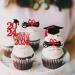 36 Pack Graduation Cupcake Toppers Glitter Class of 2024 Glitter Diploma Grad Cap Cake Decorations 2024 Graduation Cupcake Picks for 2024 Graduation Theme Party Cake Decoration Supplies Red - Buy Online on GoSupps.com