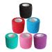 Baisunt 6 Pack 2 Inches Cohesive Bandage Self Adhesive Wrap Elastic Self Adherent Vet Wrap Breathable Self Stick Tape for Wrist, Ankle, Sports, Tatoo Wrap(5 Yards, Multi Colors) 2 Inch Multi Colors