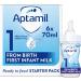Aptamil 1 First Baby Milk Formula - Pack of 6 - 70ml