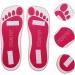25 Paires de Coussinets Adh sifs Jetables pour Pieds Protections Hygi niques Antid rapantes pour Bronzage par Pulv risation Accessoires Rose Fuchsia pour Salon et Usage - Buy Online on GoSupps.com